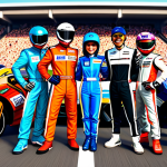 카트라이더 팬아트와 초보 유저의 성장 - Kartrider Fanart**

"A group of diverse cartoon-style Kartrider characters, fully clothed in racing ...