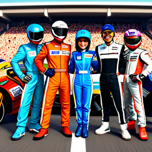 카트라이더 팬아트와 초보 유저의 성장 - Kartrider Fanart**

"A group of diverse cartoon-style Kartrider characters, fully clothed in racing ...