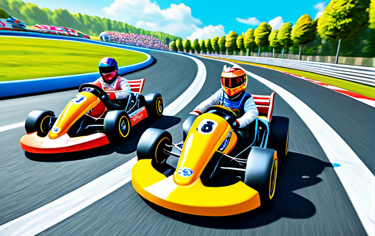 카트라이더 팬아트와 초보 유저의 성장 - Kart Customization**

"A player customizing their kart in a bright, modern virtual garage, fully clo...