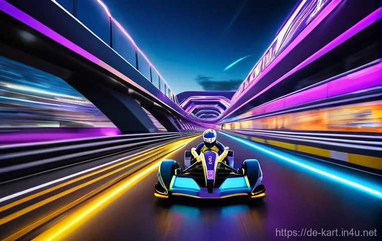 카트라이더 신규 트랙 평가 - **Prompt 1: "The Grand Opening Rush on Nitro Neon Circuit"**
    "A wide-angle, dynamic shot of a fu...