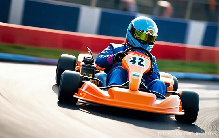 카트라이더 팀플레이 노하우 - **Prompt 1: Coordinated Team Communication in a Kart Race**
    A dynamic, wide-angle shot of a team...