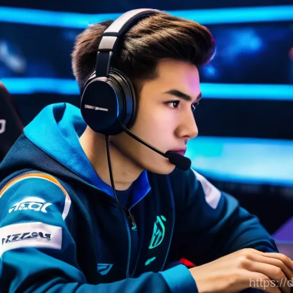카트라이더 프로 선수의 조언 - **Prompt: "An esports athlete, mid-20s, male or female, with an intense and determined expression, e...