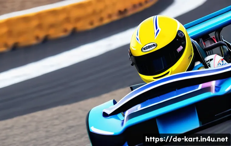 카트라이더 고수들의 노하우 - **Image Prompt: The Art of Precision Drifting**
    "A dynamic, high-octane close-up shot of a styli...