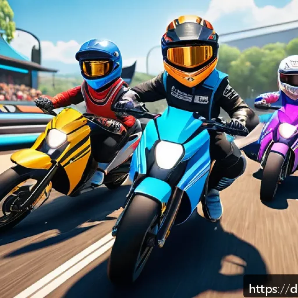 카트라이더 초보 유저의 이벤트 활용 - A vibrant KartRider event scene featuring a diverse group of enthusiastic beginner players racing on...
