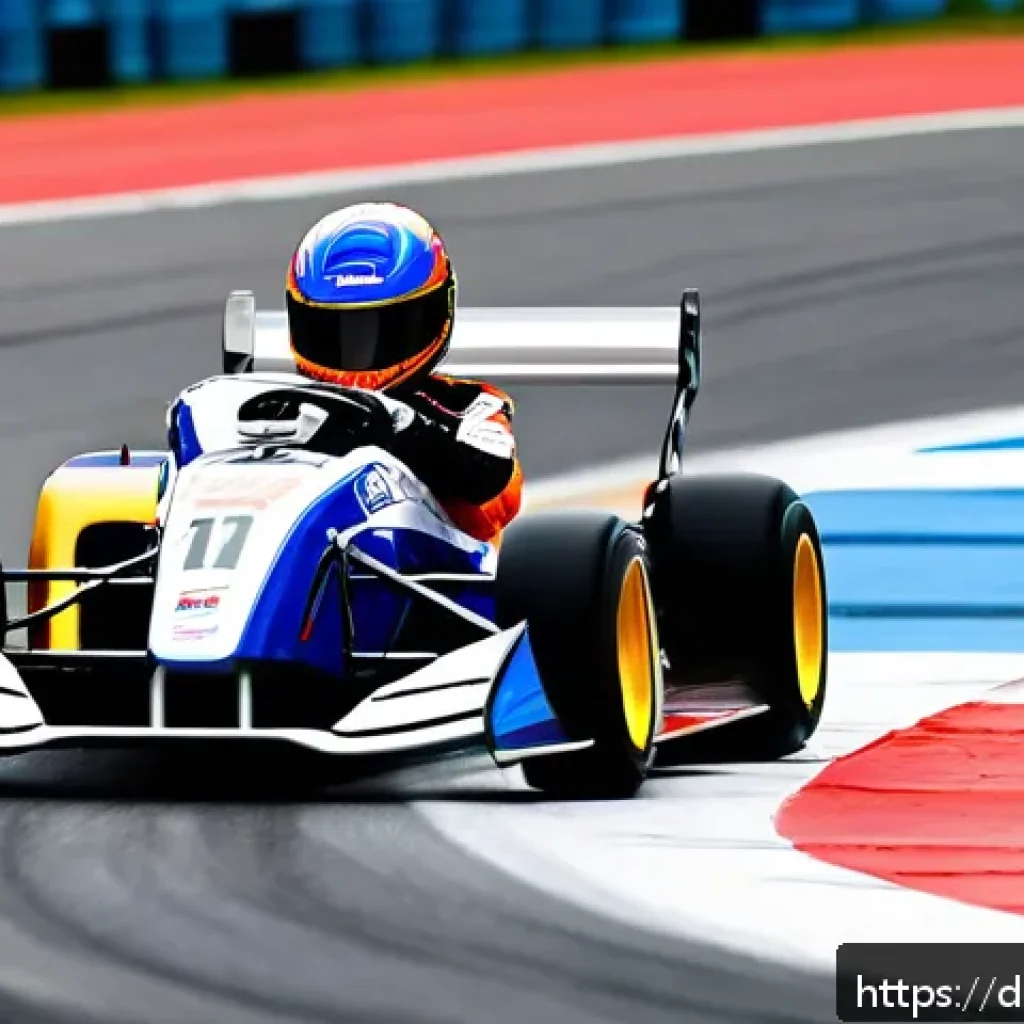 카트라이더 이벤트 랭크전 - A dynamic racing scene on a vibrant, technical kart track filled with sharp curves and colorful boos...
