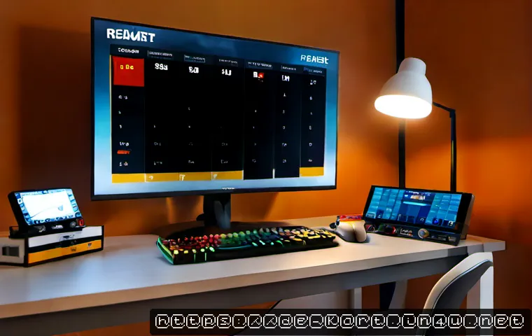 Home 30 카트라이더 리그 중계 일정 - Photorealistic esports broadcast schedule concept for a German racing game league, a sleek home desk...